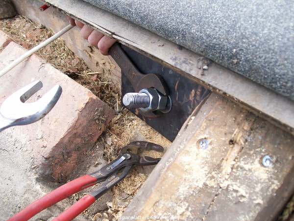 Sanierung eines alten Scheunendaches.