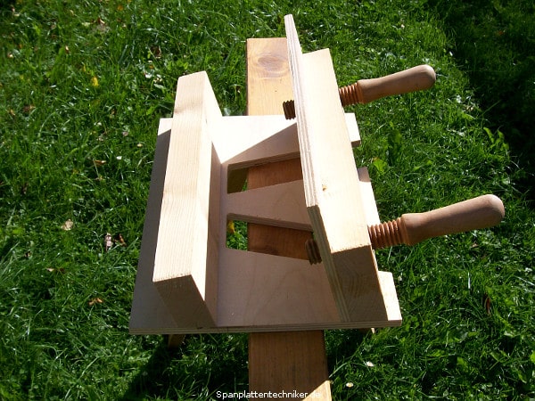 Detailansicht der Schablone.